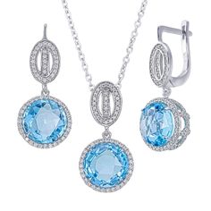 *About this item : >  This Jewelry set comes with 100% Certified Natural Blue Topaz Gemstone and is made of 925 sterling solid silver. This Jewelry set is handcrafted by our skilled artisans and Each gemstone is checked with a microscope for best quality. Metal : 925 Sterling Silver ● Gemstone Creation  100% Natural Blue Topaz Gemstone And Total Gem Weight ( Cts ) : Blue Topaz 12,55 Cts Total Stone Shape And Size : Round Double Rose Cut 10,0 mm X 10,0 mm Approx. 5,25 mm Approx. The Earring Pendant Set is stamped 925. Customization: We welcome custom orders! While this is a fixed list, we can always customize this design for you with another gemstone & Rhodium Color and metal.  your choice! 925 solid sterling silver. Our products are crafted with a finish of 18K gold over our solid 925 soli Silver Sterling Jewelry Sets With Diamond Accents, Sterling Silver Jewelry Set With Diamond Cut, Silver Sterling Diamond Cut Jewelry Set, Sterling Silver Jewelry Sets With Diamond Cut In Silver, Fine Jewelry Sets In Sterling Silver, Fine Jewelry Hand Set Sterling Silver Sets, Fine Sterling Silver Jewelry Sets With Diamond Accents, Fine Jewelry Sets In Sterling Silver Hand Set, Fine Jewelry Sets With Diamond Accents In Sterling Silver