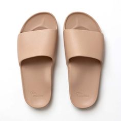 Arch Support Slides - Tan – Archies Footwear LLC | United States Archies Slides, Comfortable Flip Flops, Tan Guys, Black Slides, Mens Slides, Slides Women, Heel Pain, Womens Slides, Casual Clothing