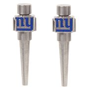 two new york giants screws with the word ny on them