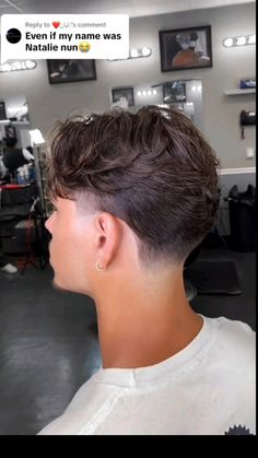 Hair Tattoo Men, Boys Haircuts Long Hair, Taper Fade Short Hair, Taper Fade Curly Hair, Mens Haircuts Short Hair, Beard Styles Short, Mullet Haircut, Mens Hairstyles Thick Hair