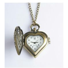 NEW clock necklace /pocketwatch ornate heart Love inscribed on the side New in box,  never used Beautiful!  The length of the necklace is about 15 inches Accessories Pocket Necklace, Heart Clock, Vintage Tattoo Art, Clock Necklace, Queen Of Hearts Costume, Pocket Watch Necklace, Diy Crafts For Girls, Vintage Tattoo, Watch Gifts