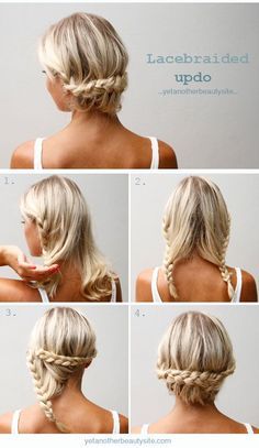 http://makeupit.com/Il9U8 | Here's the BEST foundation that you NEED to be using! Messy Braided Hairstyles, Easy Updos For Medium Hair, Braid Updo, Fishtail Braid, Hot Hair Styles, Braided Hairstyles Tutorials