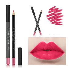 Lip Gift LipLiner Set Color Fashion Waterproof Lip 12 Pen For Women Liner Lipstick Features: Natural Moisturizing Lip Liner: Formulated and Vitamin E to nourish and your lip as balm. A Gift: The Lipsliner with 12 colors Lipstick create No filter for you. Its perfect for various occasions, such as dating, party or daily makeups. & Lipstick: We purshed and makeup effects. And we promise that we do not test any of our products on animals. Perfect For Waterproof Longlasting Lips Makeup: Non caking, Lipstick Liner, Lip Liner Colors, Lip Liner Set, Lipstick Pencil, E Business, Lip Cosmetics, Long Lasting Lipstick, How To Line Lips, Velvet Matte