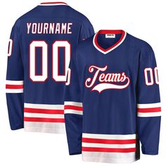 a hockey jersey with the name and number on it, that reads your name is 00