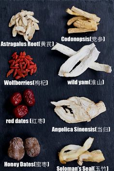 an image of different types of dried foods