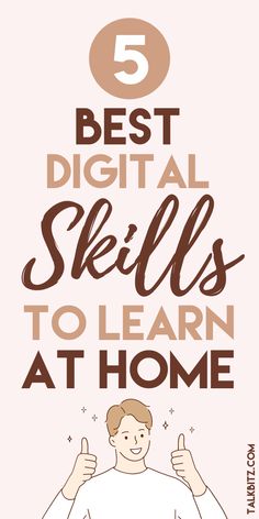 the five best digital skills to learn at home