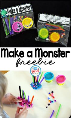 make a monster freebie for kids to play with