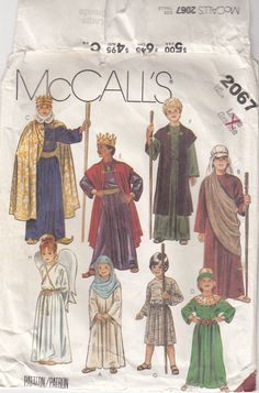 an image of children's clothes and costumes on a piece of paper with the words moscalis written in it