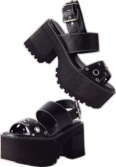 Black Chunky Platform Sandals For Streetwear, Edgy Sandals For Spring Streetwear, Black Buckle Sandals For Streetwear, Black Sandals With Buckle Closure For Streetwear, Black Buckle Closure Sandals For Streetwear, Edgy Black Sandals For Streetwear, Leather Chunky Platform Sandals For Streetwear, Urban Outfitters Open Toe Synthetic Sandals, Trendy Urban Outfitters Summer Sandals