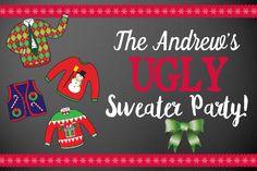 the andrews ugly sweater party is coming to town