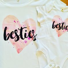 Don’t You Just Love Being A Mother Of A Girl ? These Cute Casual Mama And Daughter Besties Matching T-Shirts Are Just In Time For Those Adorable Spring Pictures Or Baby’s Birthday. Show How Fun It Is To Be A Girl’s In These Fun Matching Shirt. I’m Sure You’re Daughter Will Love It At This Age Lol. Baby Shirts Sold Separately. ***Check The Kids Section For The Baby Size*****. Mama And Daughter, Being A Mother, Matching T Shirts, Mom And Me, Spring Pictures, Shirt Detail, Unique Boutique, Baby Shirts, Baby Size