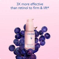 Resveratrol-Lift: The natural alternative to retinol for all skin types | CAUDALIE® Retinol Alternative, Boutique Spa, Vegan Collagen, Collagen Booster, Firming Serum, Firm Skin, Beauty Advice, Smoother Skin, Beauty Store