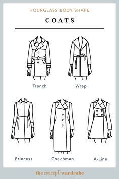 the four types of coats for men and women