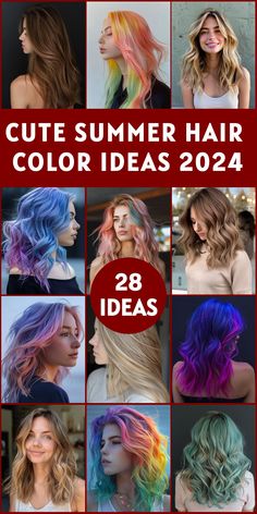 Check out 28 cool hair color ideas for summer 2024, designed to give you a chic and stylish look. Ideal for making a statement this season. Cool Hair Color Ideas, Cool Hair