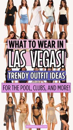 the cover of what to wear in las vegas trendy outfit ideas for the pool, clubs, and more