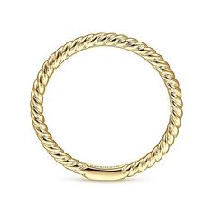 This Gabriel & Co.Yellow Gold Twisted Rope Stackable Ring is a fun and fashionable accessory. It is made of beautiful yellow gold that is perfect for stacking with other rings. Create your own unique look with this charming and stackable ring. Product Details: 14kt Yellow Gold Size 6.5 Product Style #: LR51173Y4JJJ Fine Jewelry Stackable Diamond Ring In Yellow Gold, Yellow Gold Stackable Diamond Ring In Fine Jewelry, Fine Jewelry Yellow Gold Stackable Diamond Ring, Yellow Gold Stackable Diamond Ring Fine Jewelry, Yellow Gold Stackable Round Bands, Yellow Gold Stackable Promise Rings, Stackable Yellow Gold Round Bands, Stackable Yellow Gold Bands, Yellow Gold Stackable Bands