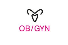 the word ob / gyn is written in pink and black on a white background