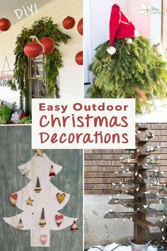 Christmas decorations are the perfect way to share the holiday spirit with people around you. From twinkling lights to creative displays, these 50 outdoor christmas decor ideas will help you transform your home into a merry and bright haven. Let’s et started! #ChristmasDecor #HolidayHome #FestiveVibes #DeckTheHalls #christmasdecoration #merryhome #merrychristmas #WinterWonderland #ChristmasVibes Diy Outdoor Christmas Ornaments, Christmas Ideas Wishlist, Outdoor Christmas Ornaments, Outdoor Christmas Decoration Ideas, City Decor, Christmas Decoration Ideas, Christmas Front Porch, Diy Outdoor Decor, Christmas Decorations Diy Outdoor