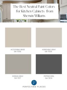 the best neutral paint colors for kitchen cabinets