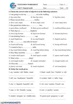 an english worksheet with words and pictures on the page, which are in two different