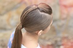 Cgh Hairstyles, Childrens Hairstyles, Braids Ponytail, Simple Ponytails, Fishtail Braid, Cool Braid Hairstyles, Girl Haircuts, Braided Hairstyles Easy