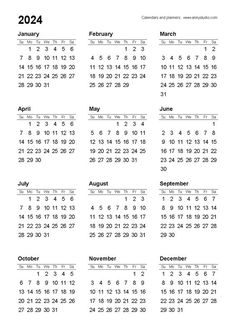 a 2012 calendar with the holidays in black and white