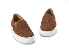 The Cerchio - M.Gemi Slip-on Low-top Shoes With Woven Sole, Leather Slip-on Sneakers With Rubber Waffle Outsoles, Low-top Slip-ons With Woven Sole, Low-top Slip-on Sneakers With Woven Sole, Comfortable Brown Sneakers With Woven Sole, Brown Sporty Sneakers With Woven Sole, Sporty Slip-on Sneakers With Woven Sole, Leather Low-top Slip-on Sneakers With Woven Sole, Leather Slip-on Sneakers With Woven Sole