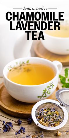 how to make chamomile lavender tea