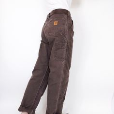 Carhartt Pants Outfit Aesthetic, Cargarte Pants, Carhartt Brown Pants Outfit, White Carhartt Pants, Vintage Carpenter Pants, Cathartic Pants, Brown Carhartt Pants Outfit, Brown Carpenter Pants Outfit, Black Carpenter Pants Outfit