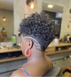 Taper Natural Haircut Women, Short Shaved Sides Hairstyle Black Women, Mohawk Women Short Pixie Haircuts, Tapered Sides Long Top Black Women, Womens Tapered Natural Haircut, Natural Hair Undercut Black Women, Tapered Haircut Natural Hair