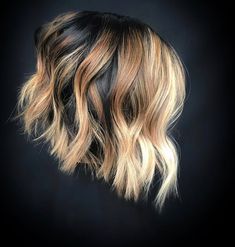 Short Textured Hair, Money Piece, Bob Hairstyles For Thick, Bob Hairstyles For Fine Hair, Shot Hair Styles, Ombre Hair