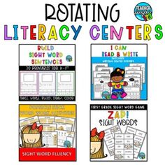 the reading center is filled with activities to help students learn how to read and write