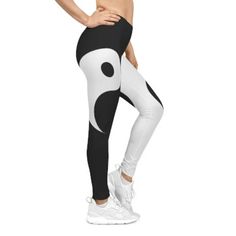 Women's Ying and Yang Casual Leggings AOP Women's - Etsy Stretch Moisture-wicking Leggings For Streetwear, Moisture-wicking Stretch Leggings For Streetwear, Tight Moisture-wicking Leggings For Streetwear, Moisture-wicking Fitted Leggings For Streetwear, Moisture-wicking Tight Leggings For Streetwear, Sporty Fitted Yoga Pants For Streetwear, Fitted Athleisure Yoga Pants For Streetwear, Trendy Full-length Sports Leggings, Casual Snug Fit Moisture-wicking Yoga Pants