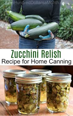 zucchini relish recipe for home canning