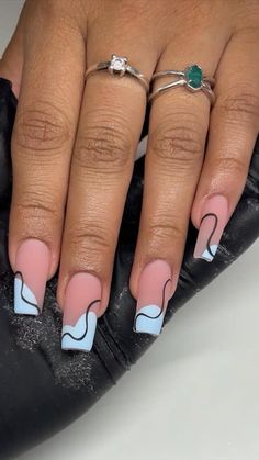 Nail Art Easy, Nail Art Inspo, Acrylic Toe Nails, Drip Nails, Girly Acrylic Nails, French Tip Acrylic Nails, Work Nails, Short Square Acrylic Nails, Long Acrylic Nails Coffin