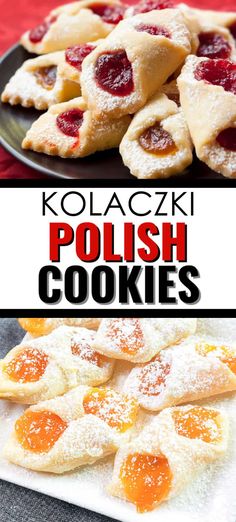 collage of polish cookies with text overlay