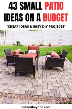 43 DIY Small Patio Ideas On A Budget Less Than $400!