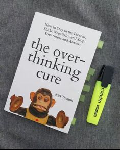 Books About Overthinking, Books To Stop Overthinking, Books For Overthinkers, How To Stop Overthinking, Stay In The Present, Staying Present, Business Books Worth Reading, Stay Present, Book Reading Journal