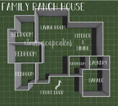 the family ranch house floor plan