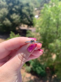 Sterling silver watermelon tourmaline -Brazil