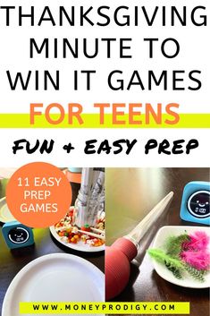 thanksgiving minute to wint games for teens fun and easy prep