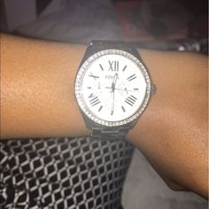 Fossil Watch. Silver. Just Needs New Battery. In Great Condition! Fossil Jewelry, Fossil Watch, Jewelry Silver, Fossil, Silver Jewelry, Women Jewelry, Silver, Women Shopping, Color