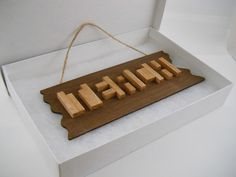 Teach Sign, Handmade Wooden Decorative Accent, Gift, 3 X 7 Jagged Edge - Etsy