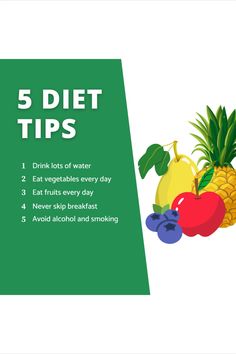 5 Must-Follow Diet Tips for Optimal Health! Drink plenty of water, eat veggies & fruits daily, never skip breakfast, avoid alcohol & smoking. These simple tips can improve digestion, boost energy, and reduce the risk of chronic diseases. Start your healthy journey today! Study Things, Avoid Alcohol, Skip Breakfast, Healthy Journey, Gastric Juice, Eat Veggies, Stomach Problems, Drink Plenty Of Water