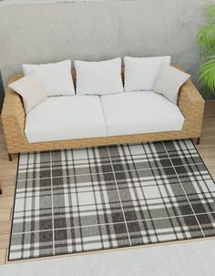 Easy Care, Stain-Resistant, Flatweave, Textured, Pet-Friendly Outdoor Checkered Black and White Rug. 7' 10 x 7' 10 Square. Shed-free. Indoor / Outdoor Rug. Perfect for Patio. Styles: modern Checkered Black And White, Black And White Rug, Hearth Rug, Outdoor Table Runner, All Modern Rugs, Coastal Rugs, Oval Rugs, Clearance Rugs, Square Rugs