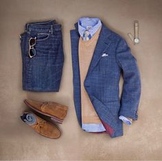 Blazer Men Outfit, Navy Blazer Men, Mens Lookbook, Stylish Man, Smart Casual Men