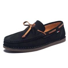 Insole Material: PU Closure Type: Slip-On Upper Material: Genuine Leather Upper Leather Type: Cow Leather Lining Material: PU Outsole Material: Rubber