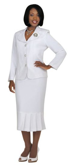 Ben Marc Modern Church Suit Fully Lined Church Suit Style: 78095 Rounded notch collar jacket and pleated skirt with rhinestone brooch IN STOCK, READY TO SHIP Call to place GROUP ORDERS (929-600-1826) Skirt Suits For Women, First Lady Church Suits, Cutout Skirt, Women Church Suits, Modern Church, Church Fashion, Plus Size Suits, Skirt Suits, Church Suits