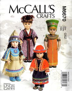 children's and girls'clothing patterns from the book mccall's crafts