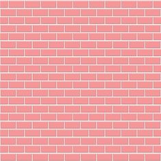 a pink brick wall with white lines